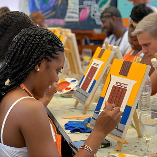 Brunch And Paint in a secret rooftop 11