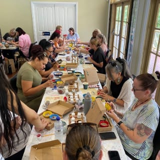 Ceramic Painting Workshop in Bendigo 2