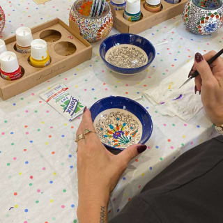 Ceramic Painting Workshop in Bendigo 3