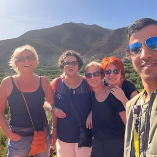 Depuis Marrakech : Excursion d'une journée aux chutes d'eau d'Ouzoud et excursion en bateau 24