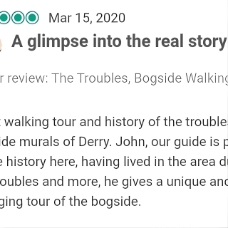 The troubles Bogside walking tour  14