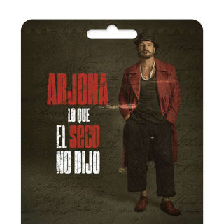Ricardo Arjona “Lo Que el Seco No Dijo” - Aguascalientes - Tarjeta Regalo 1