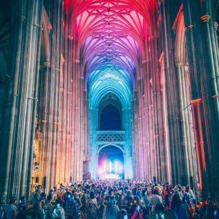80s Silent Disco Inside Ely Cathedral 4