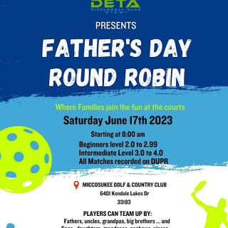 DETA Pickleball Club's Father's Day Round Robin 1