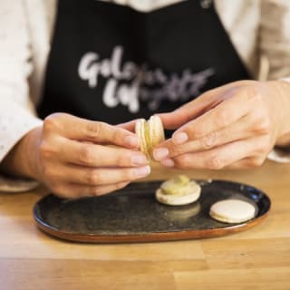 Atelier création de macarons aux Galeries Lafayette Paris Haussmann 1