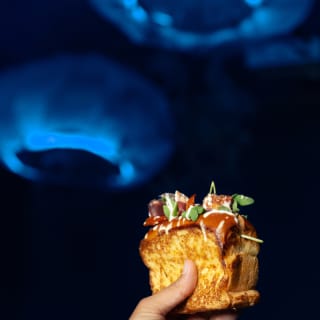 Menú dentro de un submarino en Verne 5
