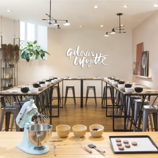 Atelier création de macarons aux Galeries Lafayette Paris Haussmann 2