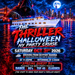 🎃🌜 The Thriller Halloween NY Party Cruise 1