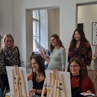 Kunstworkshop für Anfänger in München: Male Dein eigenes Kunstwerk in einer echten Galerie 3