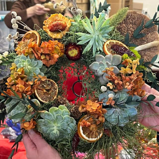 Living Succulent Wreath Making Workshop 4