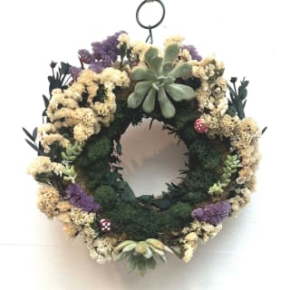 Living Succulent Wreath Making Workshop 5