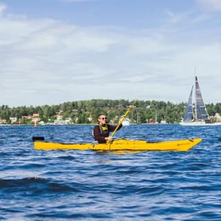 Family and kids friendly private kayak tour in Stockholm Archipelago 21