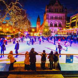 Ice Skating at the Natural History Museum 3
