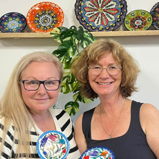 Painting Classes Waco: Ceramic Plates & Bowls 3