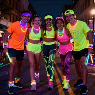 Luminous Party Run: Conoce gente nueva en una carrera nocturna neón 3