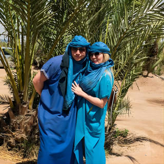 Balade à dos de chameau au coucher du soleil dans la palmeraie de Marrakech 7