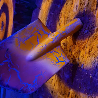 Axe Throwing Las Vegas Neon 5