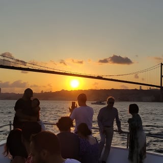 Istanbul Bosphorus Sunset Cruise with Wine on a Luxury Yacht 12