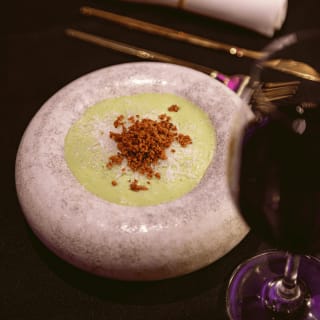 Menú romántico con champagne en el restaurante clandestino Vibra Speakeasy 7
