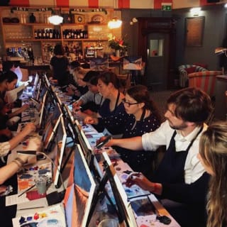 Painting Class at Bunga Bunga Battersea 1