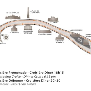 La Seine : croisière touristique depuis la tour Eiffel 2
