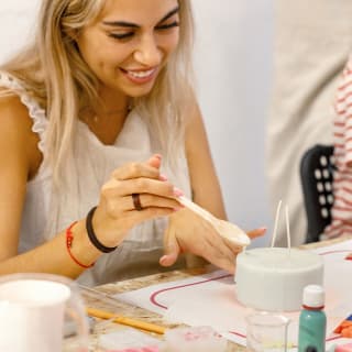 Pastry candle workshop at Des Candles Studio 3