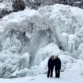 Winter Waterfall Walk 1