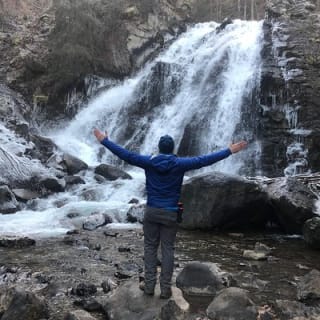 Winter Waterfall Walk 3
