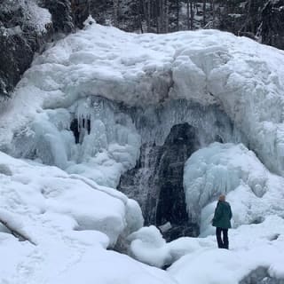 Winter Waterfall Walk 5
