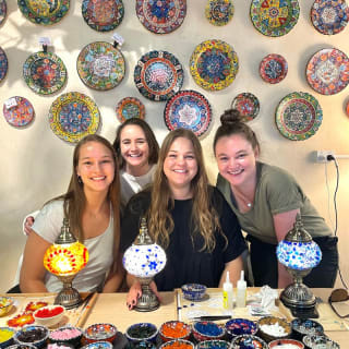 Mosaic Art Classes Kiama: Turkish Lamp Workshop 3