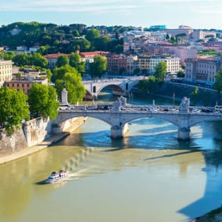 Roma: Biglietto per il tour in barca sul Tevere Hop-on Hop-off 8