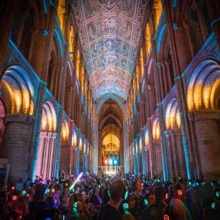 80s, 90s & 00s Silent Disco inside St. Peter's Cathedral, Adelaide 1