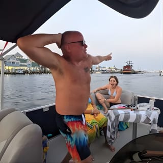 Choose 3-6 hrs. Captained Pontoon Crab Island w/ Dolphin Cruise 7