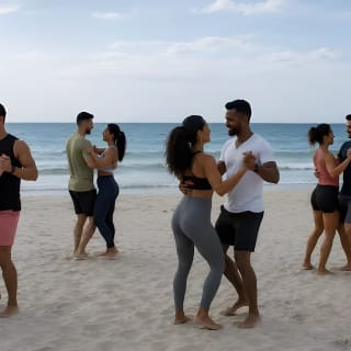 Salsa, Bachata & Sip: Sunset Beach Dance Class 5
