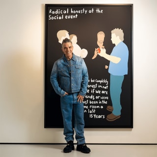 Robbie Williams Solo Art Exhibition - Moco Museum London 3