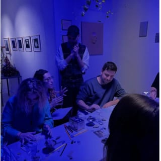 Alchemic jewelry with ceramics and tarot in Sinespacio 4