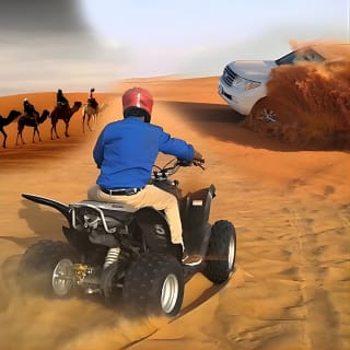 Polaris RZR 1000 عربة الكثبان الرملية ذات القيادة الذاتية في الصحراء 5