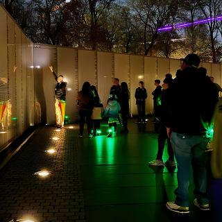 LED Lights Magic Night-Time Guided Tour avec arrêts photo et collation 5