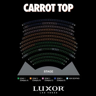 Carrot Top at the Luxor Hotel and Casino 4