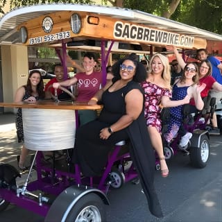 Pedal, Drink, and Bar hop through Sacramento on a 15 seat Beer Bike 2