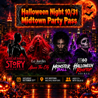 Pack unique d'Halloween au sommet de l'immeuble ! Un billet pour QUATRE 1