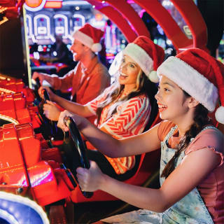 Breakfast with Santa at Dave & Buster's Dallas 5