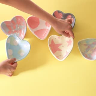 Craft Practice: Heart Color Clay Plate One-Day Class 3