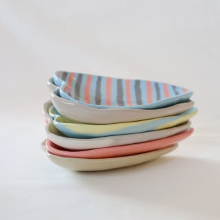 Craft Practice: Heart Color Clay Plate One-Day Class 4