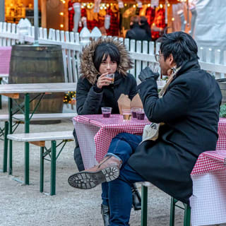 Beer Flight at the German Christmas Village 2