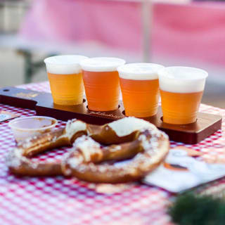 Beer Flight at the German Christmas Village 3