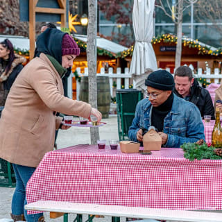 Beer Flight at the German Christmas Village 5