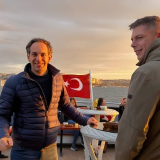 Istanbul Bosphorus Sunset Cruise with Wine on a Luxury Yacht 21