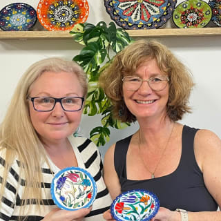 Painting Classes Shreveport: Ceramic Plates & Bowls 3