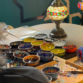 Painting Classes Alpharetta: Ceramic Plates & Bowls 2